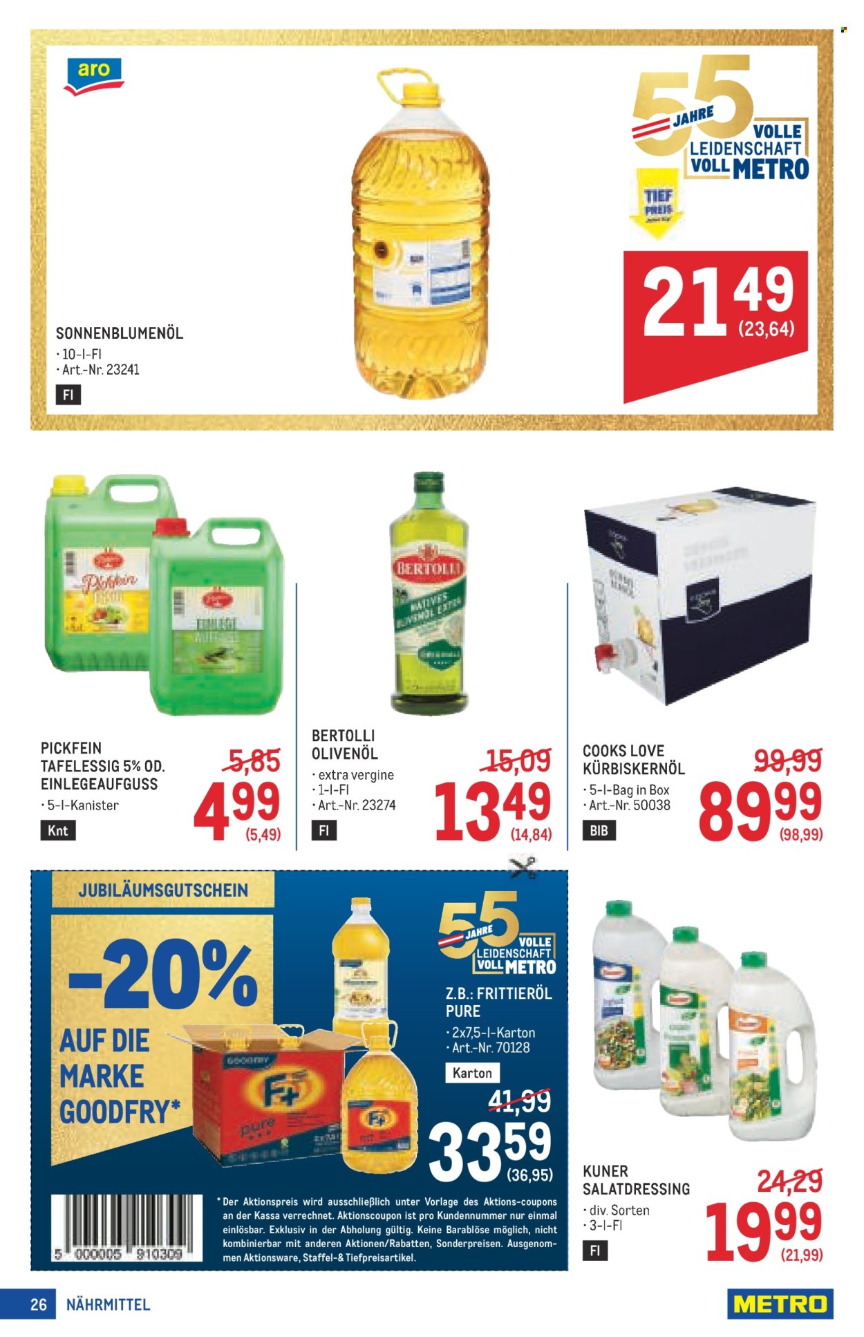 Angebote Metro - 23.7.2026 - 5.8.2026. Seite 26