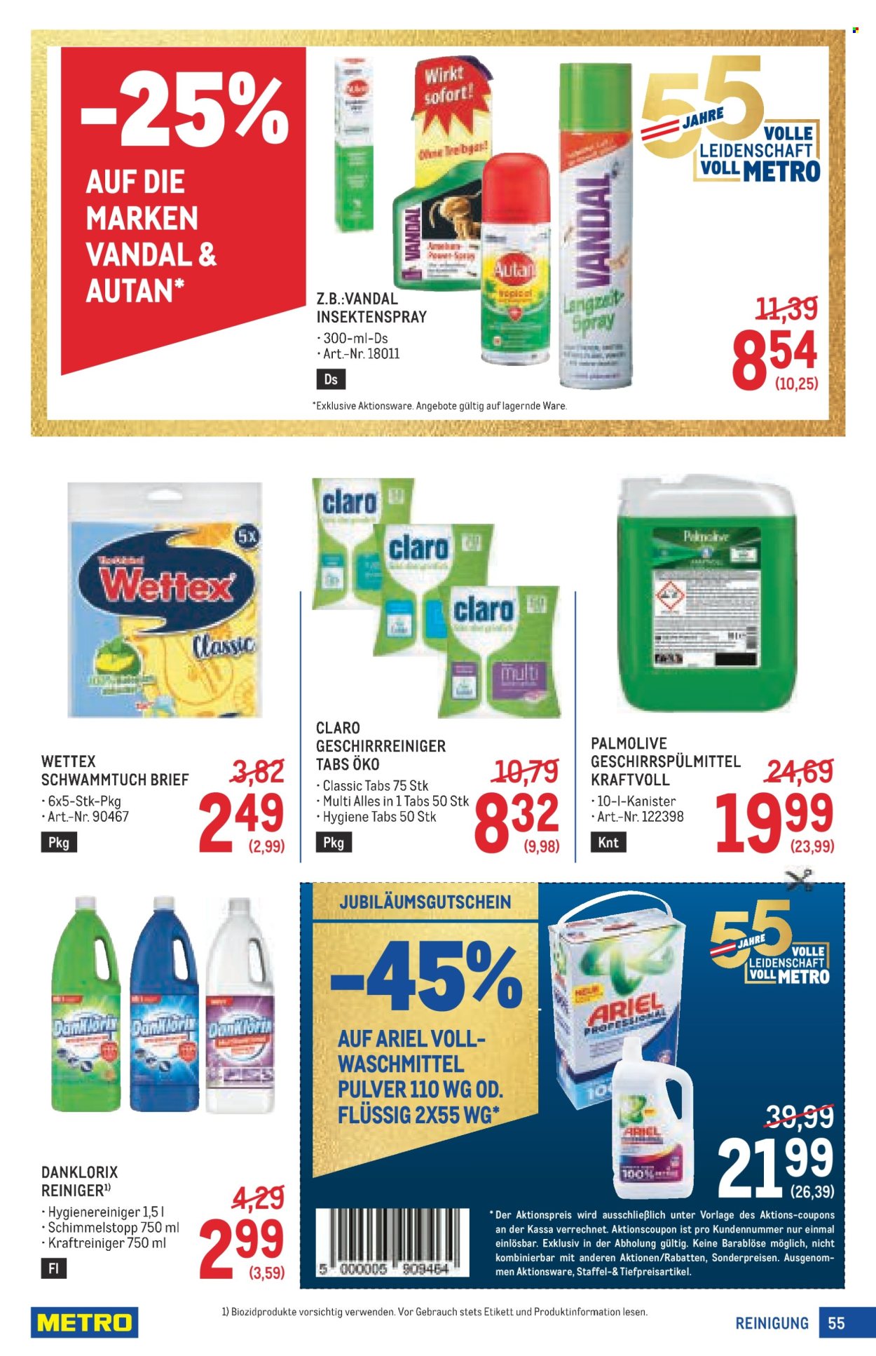 Angebote Metro - 23.7.2026 - 5.8.2026. Seite 55