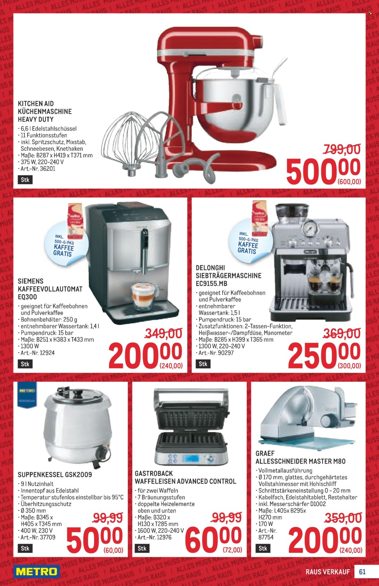 Angebote Metro - 23.7.2026 - 5.8.2026. Seite 61