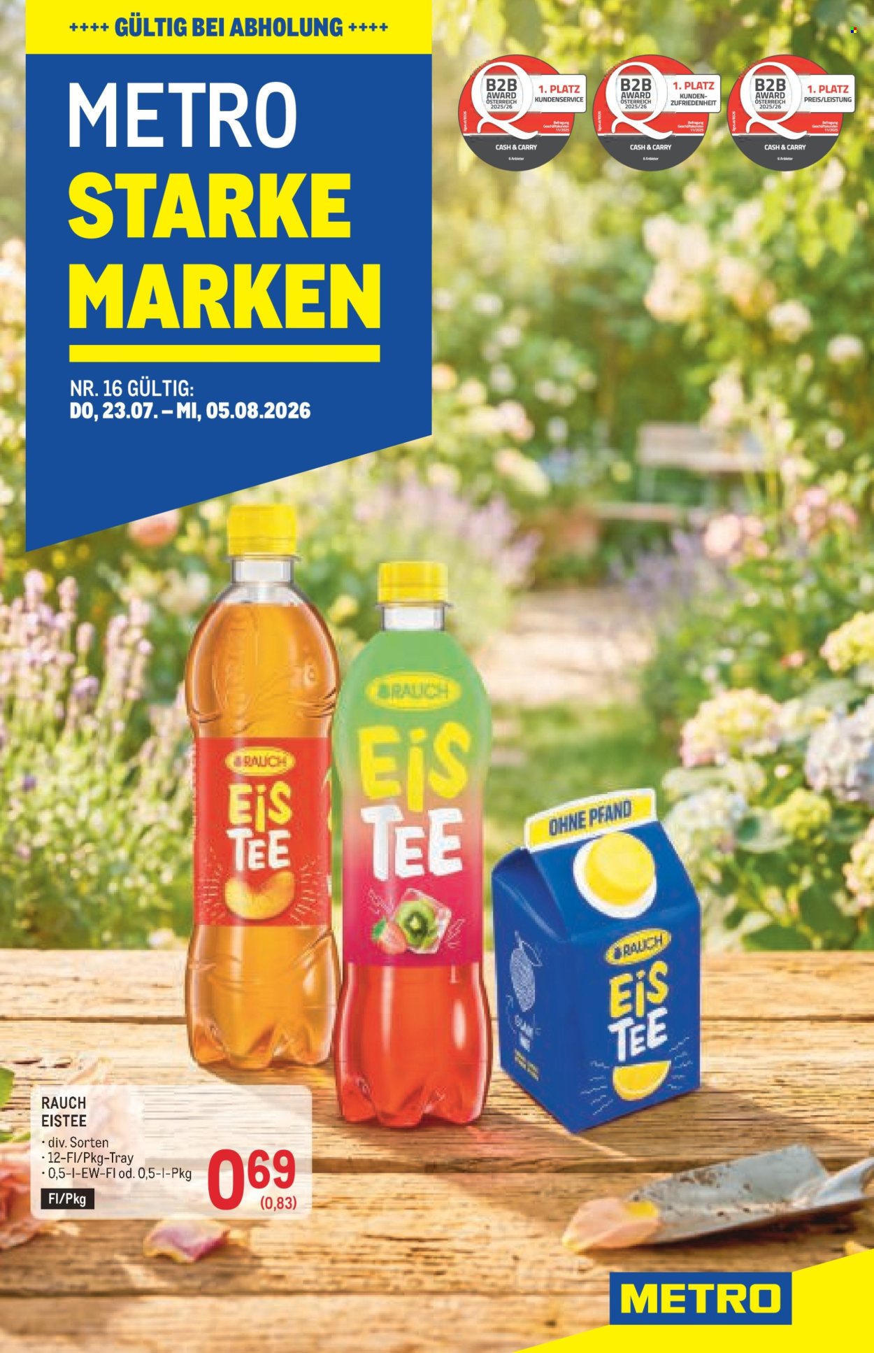 Angebote Metro - 23.7.2026 - 5.8.2026. Seite 1