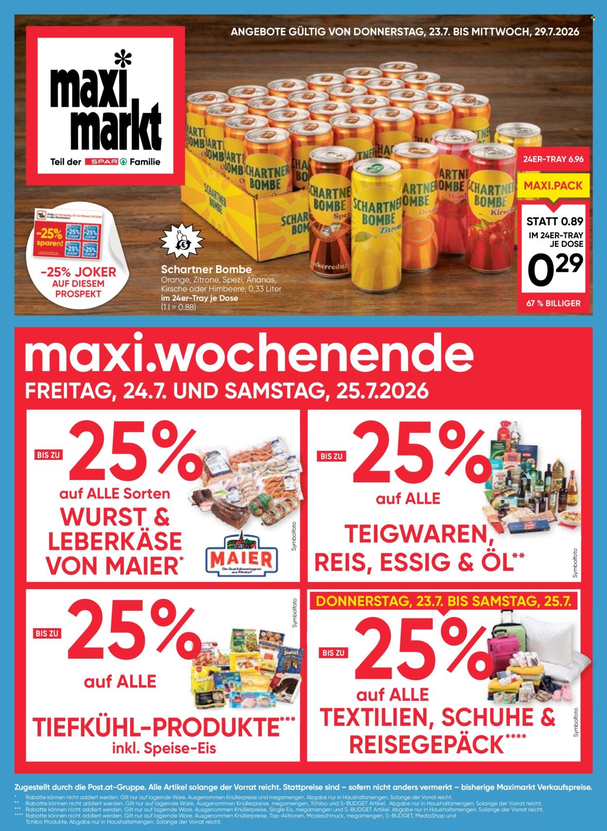 Angebote Maximarkt - 23.7.2026 - 29.7.2026. Seite 1