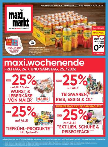 Angebote Maximarkt - 23.7.2026 - 29.7.2026.