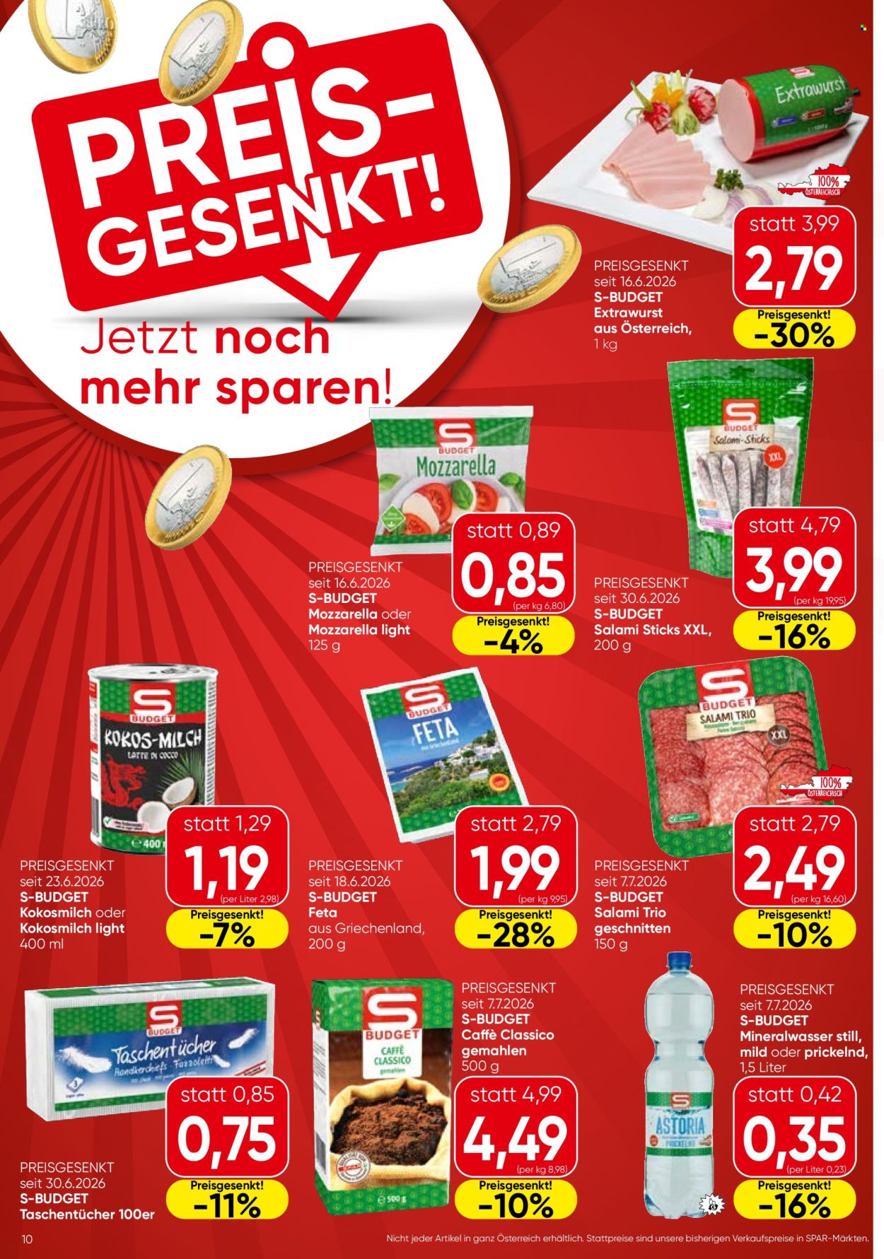 Angebote SPAR - 23.7.2026 - 29.7.2026. Seite 10