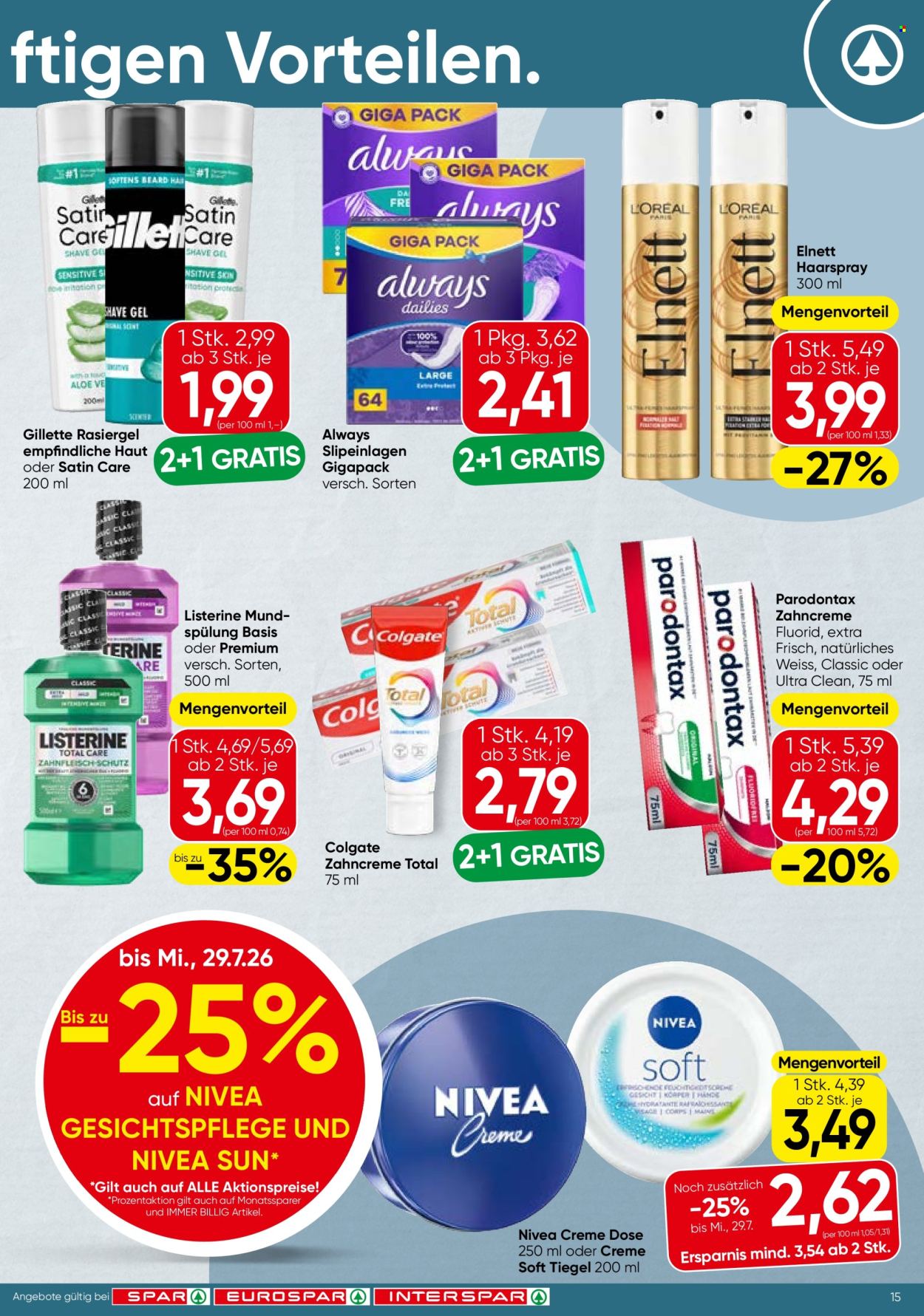 Angebote SPAR - 23.7.2026 - 29.7.2026. Seite 15
