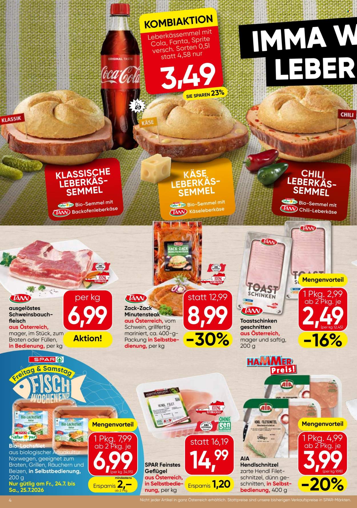 Angebote EUROSPAR - 23.7.2026 - 29.7.2026. Seite 4