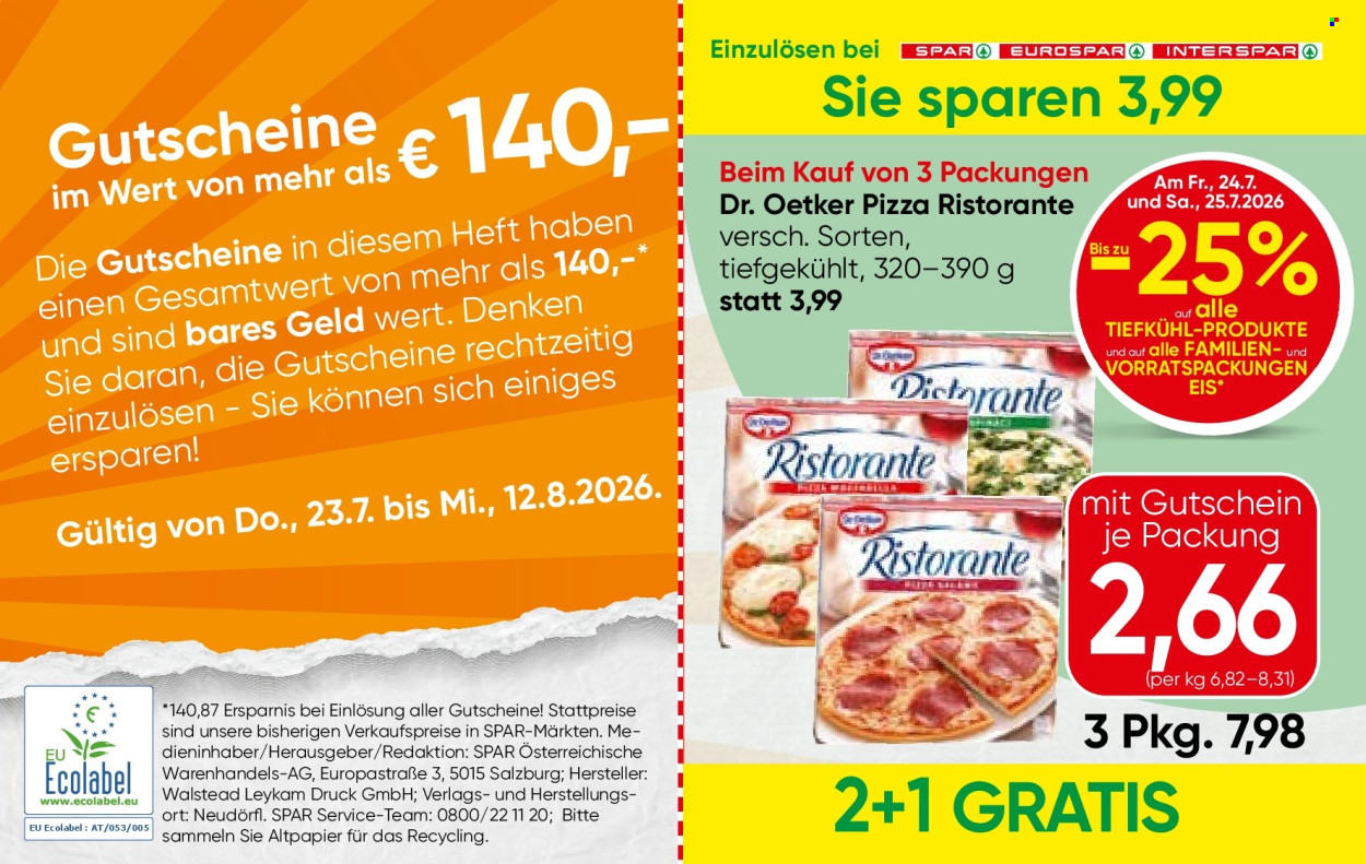 Angebote SPAR - 23.7.2026 - 12.8.2026. Seite 2