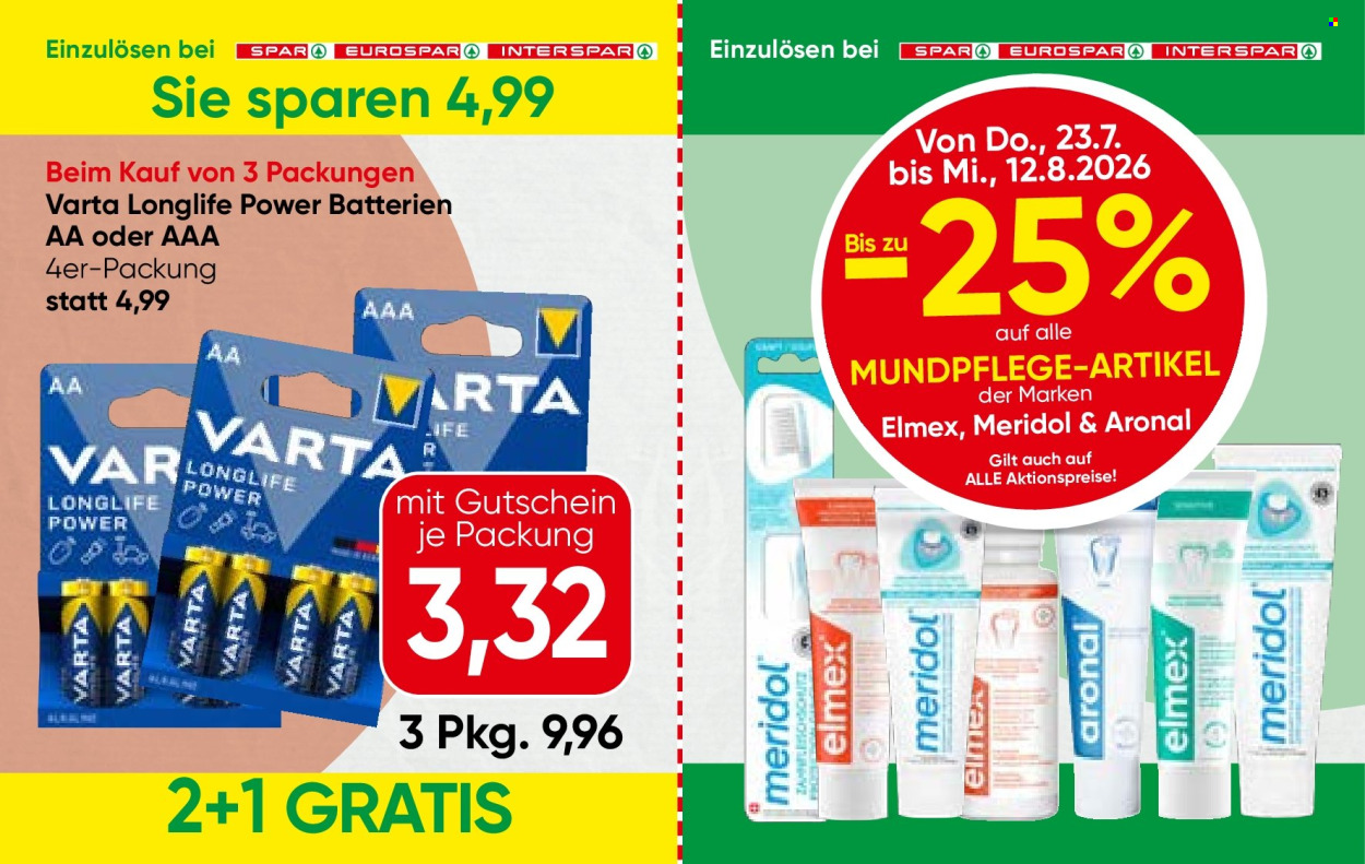 Angebote SPAR - 23.7.2026 - 12.8.2026. Seite 13