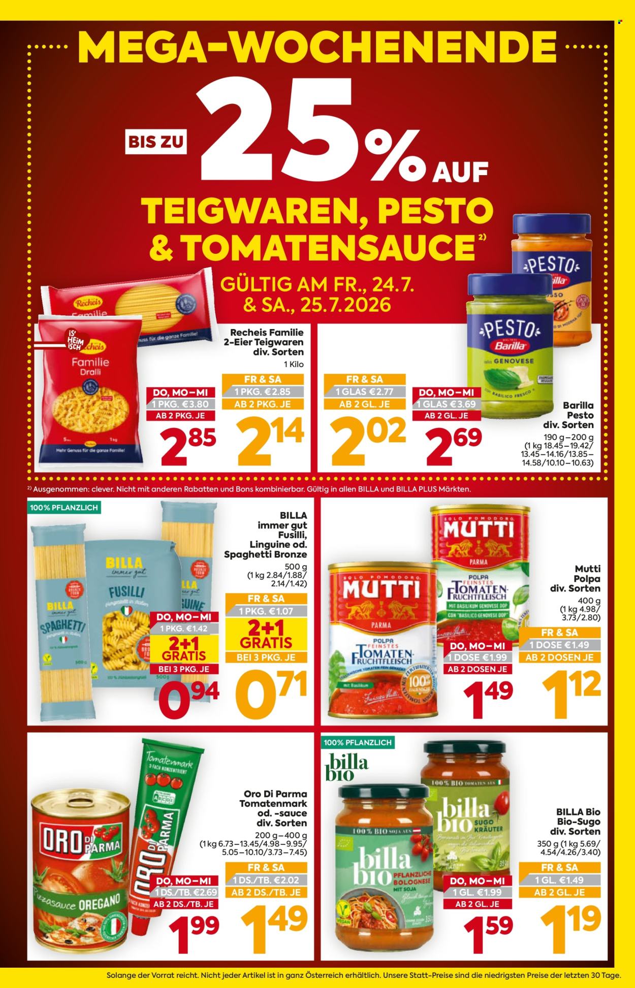 Angebote Billa - 23.7.2026 - 29.7.2026. Seite 3