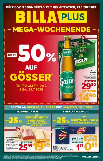 Angebote Billa Plus - 23.7.2026 - 29.7.2026.