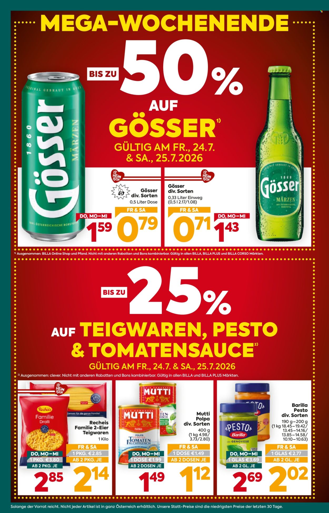Angebote Billa Plus - 23.7.2026 - 29.7.2026. Seite 4
