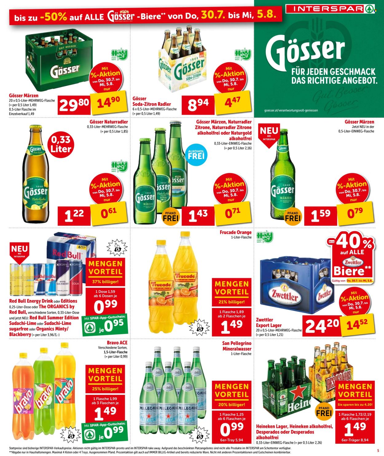 Angebote INTERSPAR - 30.7.2026 - 12.8.2026. Seite 5