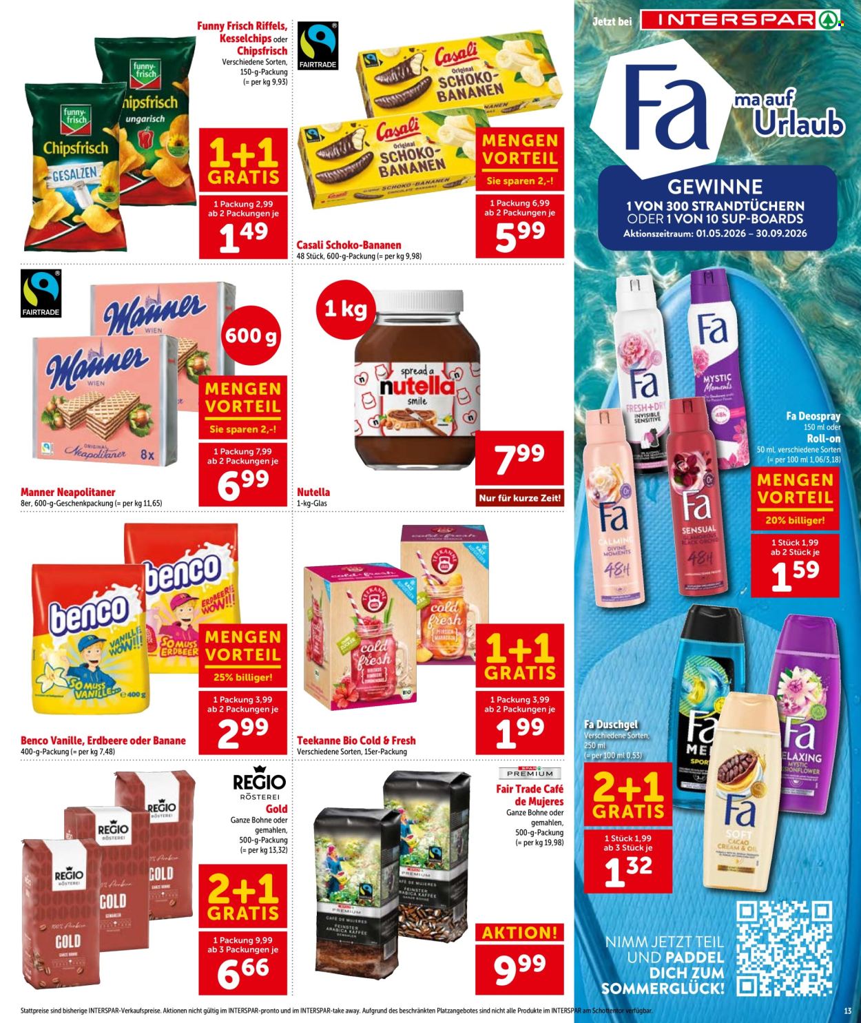 Angebote INTERSPAR - 30.7.2026 - 12.8.2026. Seite 13