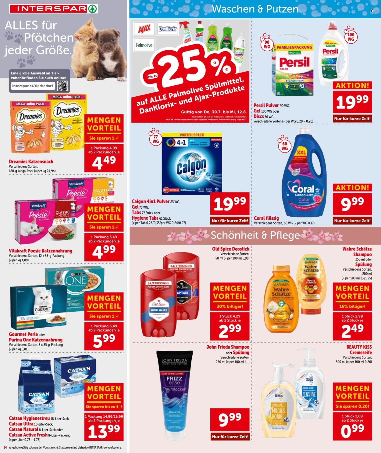 Angebote INTERSPAR - 30.7.2026 - 12.8.2026. Seite 14