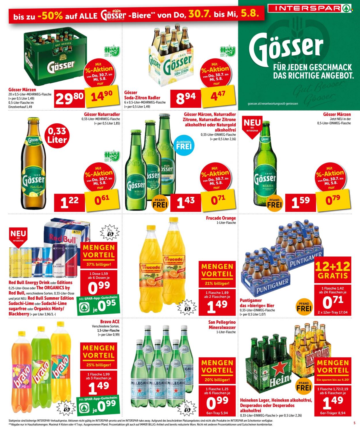 Angebote INTERSPAR - 30.7.2026 - 12.8.2026. Seite 5