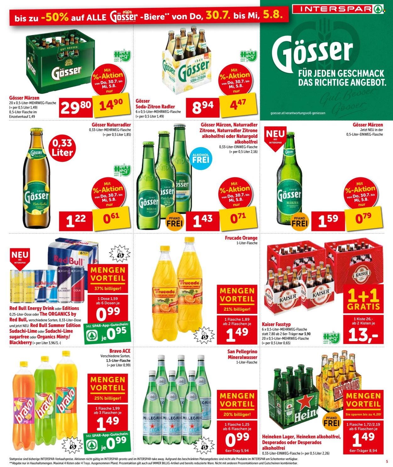 Angebote INTERSPAR - 30.7.2026 - 12.8.2026. Seite 5