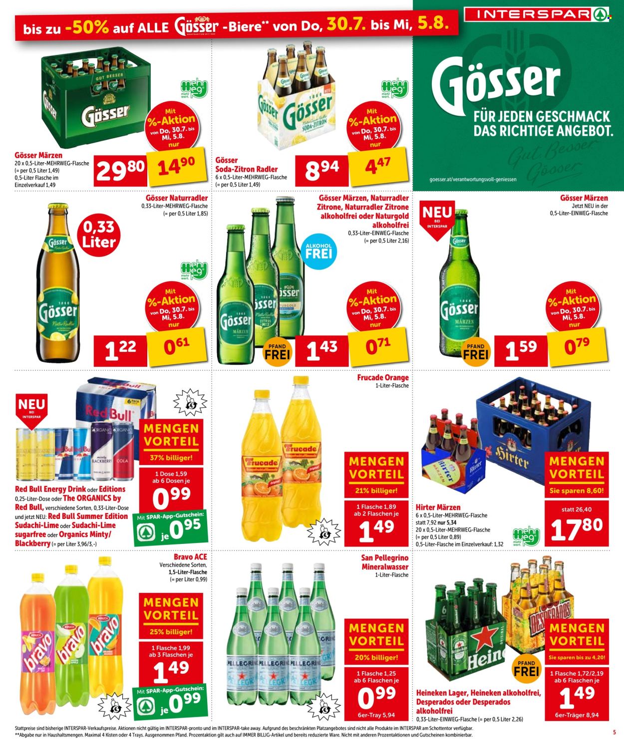 Angebote INTERSPAR - 30.7.2026 - 12.8.2026. Seite 5