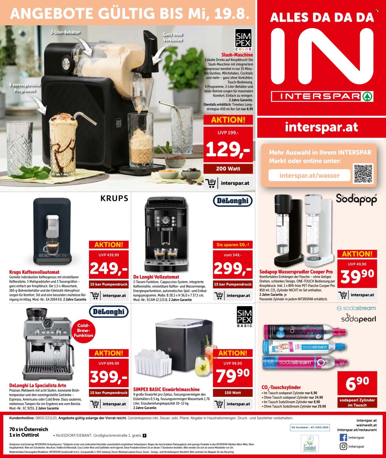Angebote INTERSPAR - 30.7.2026 - 12.8.2026. Seite 20