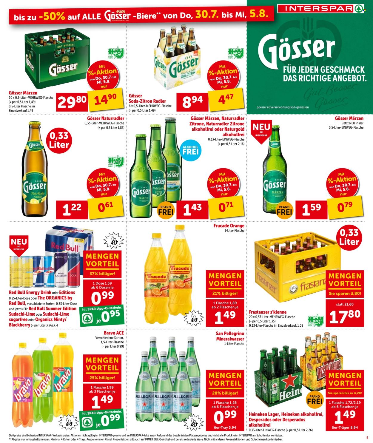 Angebote INTERSPAR - 30.7.2026 - 12.8.2026. Seite 5
