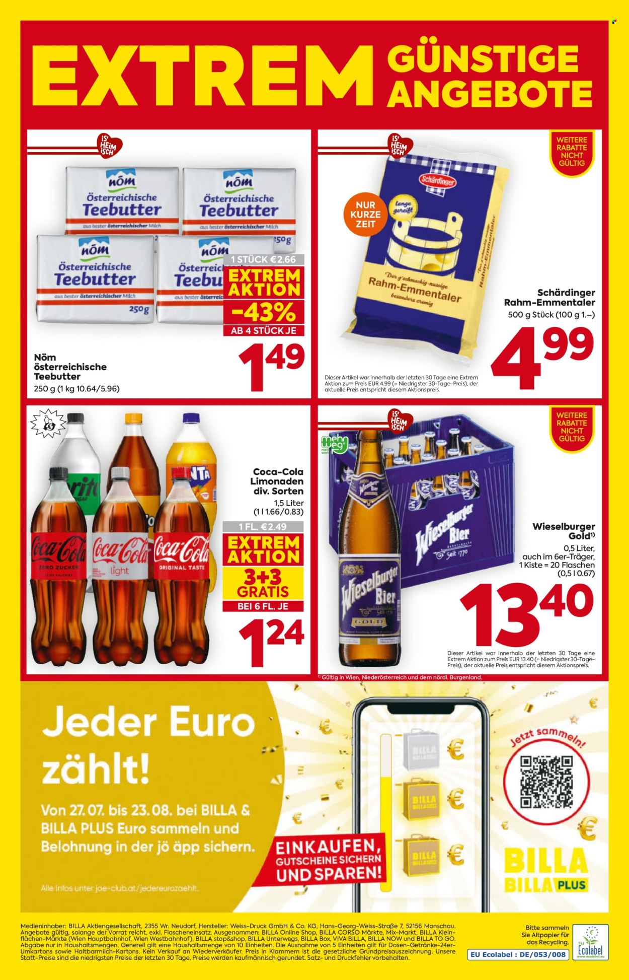 Angebote Billa - 30.7.2026 - 5.8.2026. Seite 16