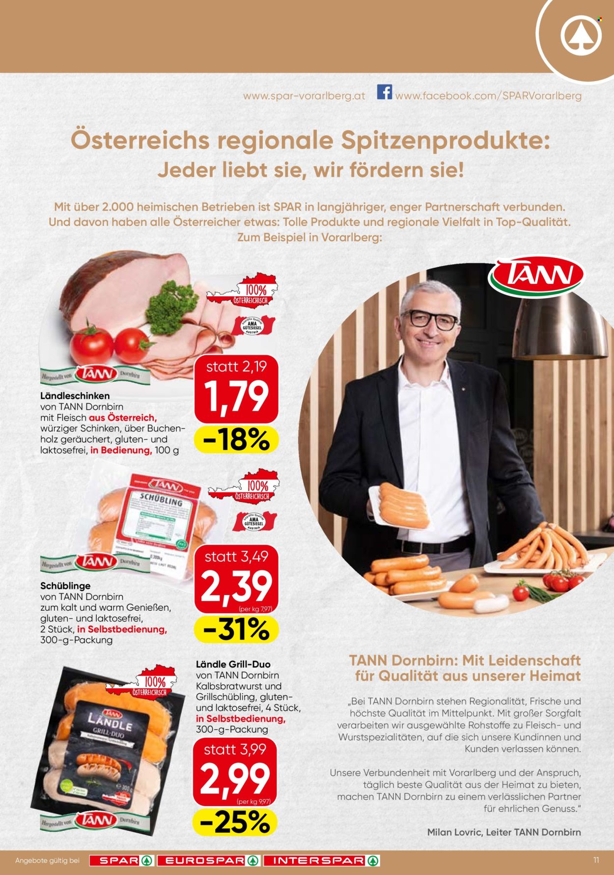 Angebote INTERSPAR - 30.7.2026 - 12.8.2026. Seite 11