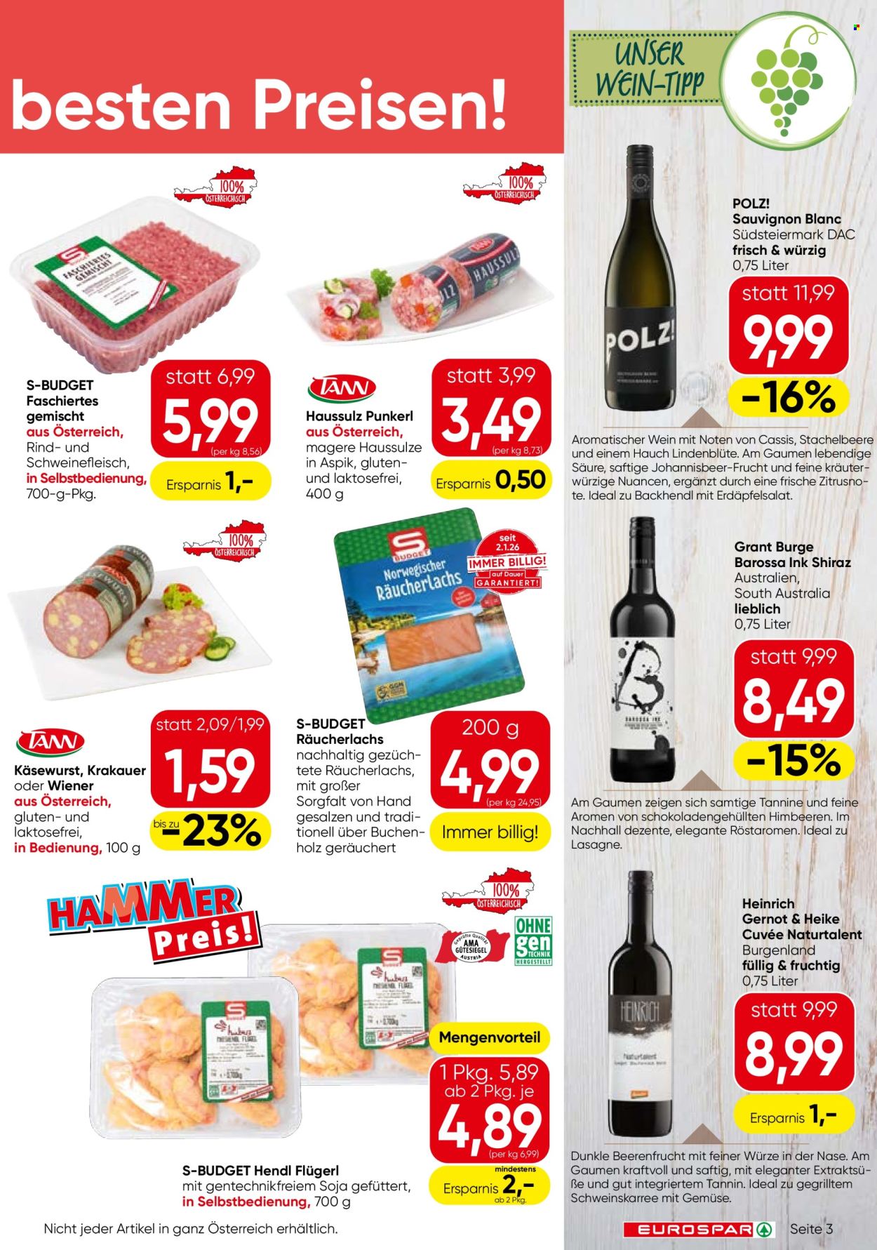 Angebote EUROSPAR - 30.7.2026 - 12.8.2026. Seite 3