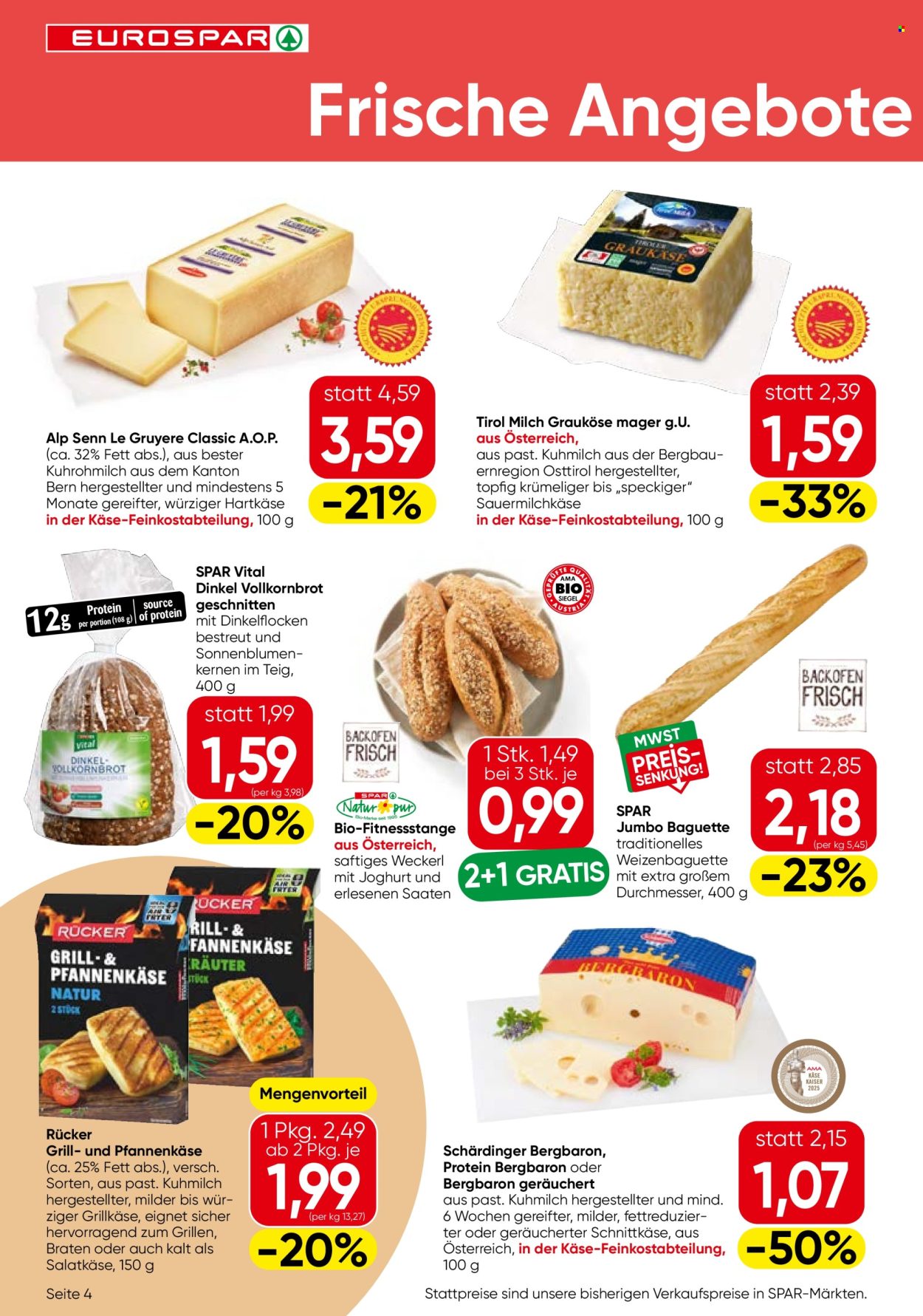 Angebote EUROSPAR - 30.7.2026 - 12.8.2026. Seite 4