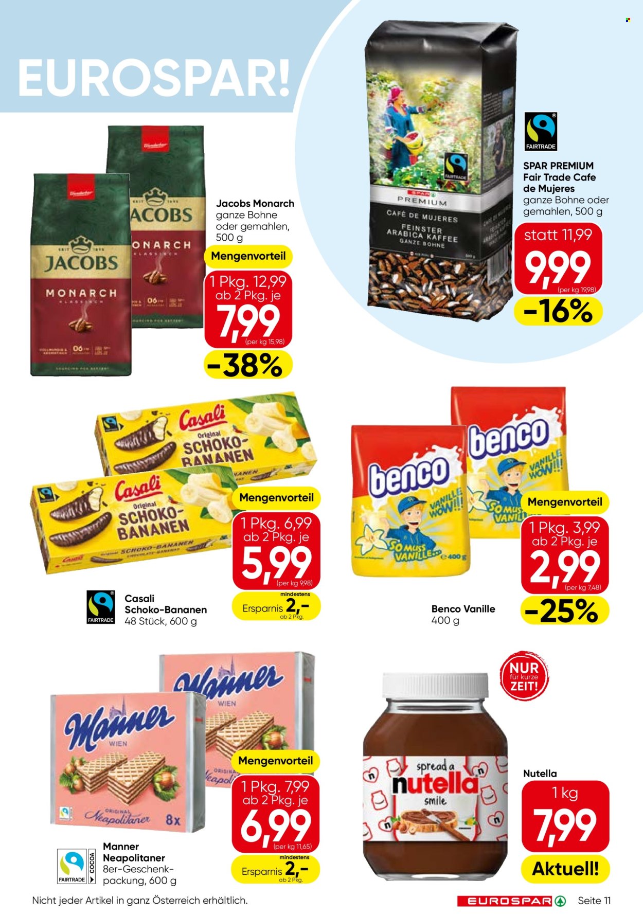 Angebote EUROSPAR - 30.7.2026 - 12.8.2026. Seite 11