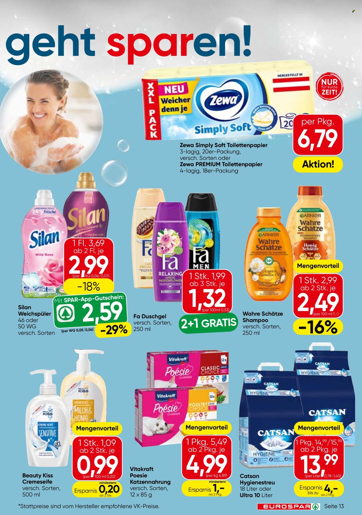Angebote EUROSPAR - 30.7.2026 - 12.8.2026. Seite 13
