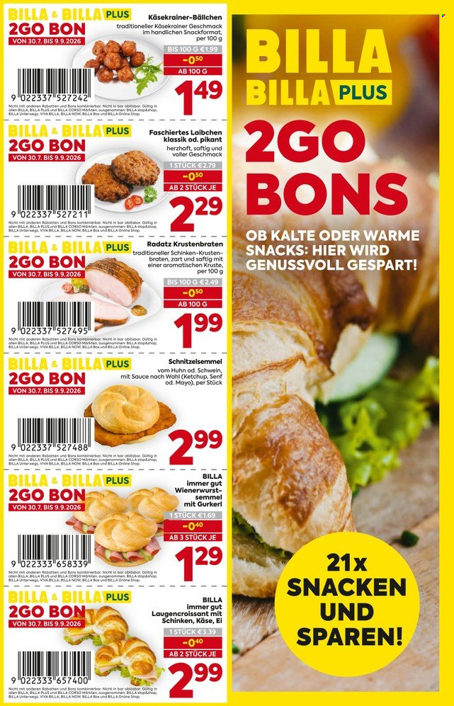 Angebote Billa - 30.7.2026 - 9.8.2026. Seite 1