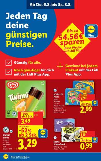 Angebote Lidl - 6.8.2026 - 12.8.2026.
