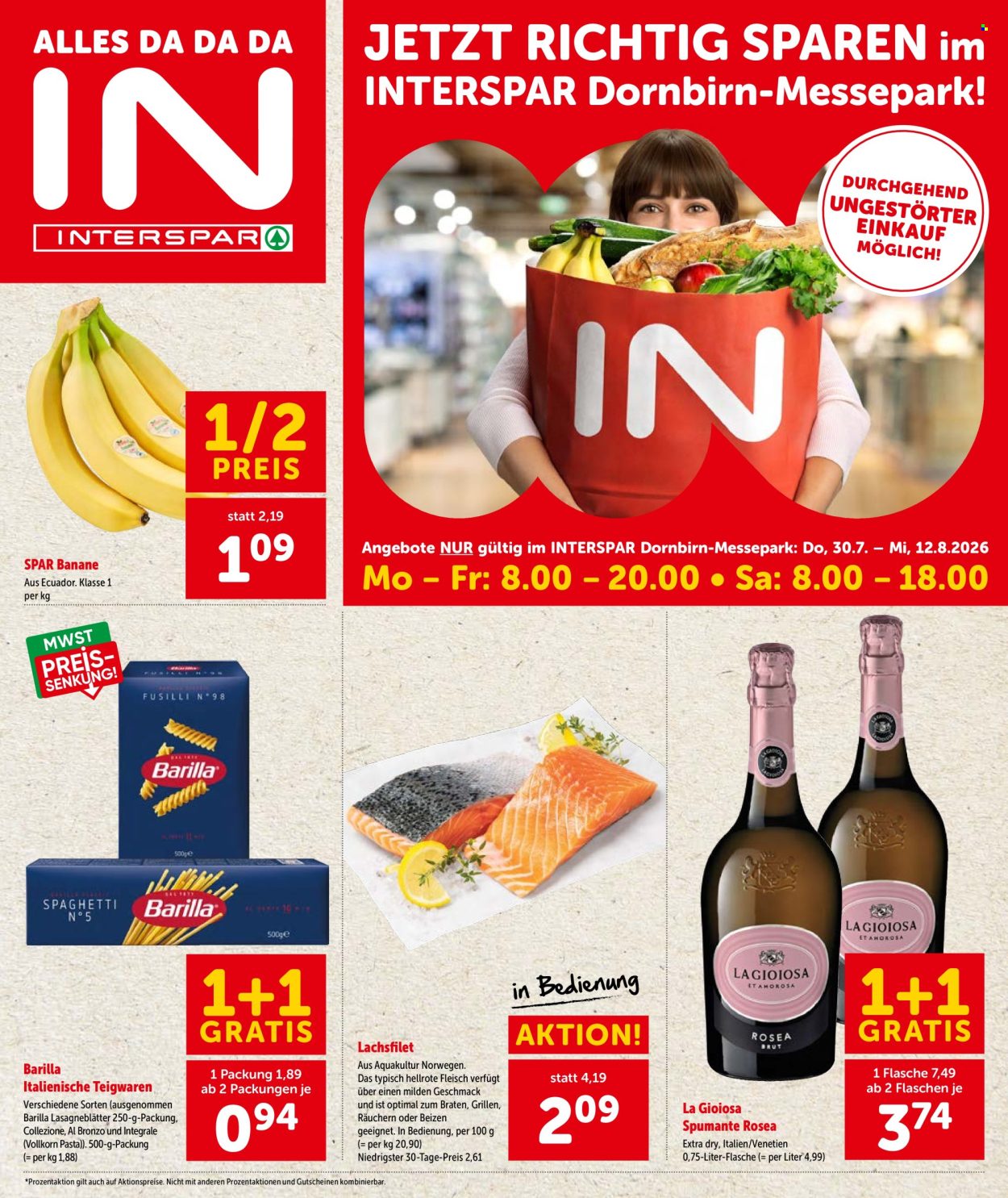 Angebote INTERSPAR - 30.7.2026 - 12.8.2026. Seite 1
