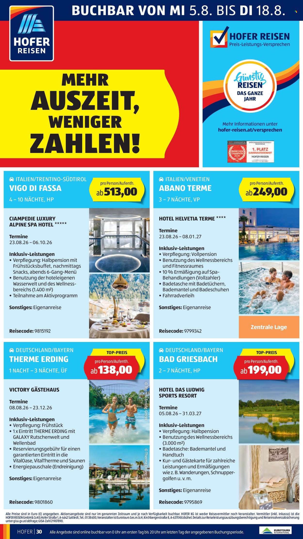 Angebote Hofer - 7.8.2026 - 13.8.2026. Seite 42