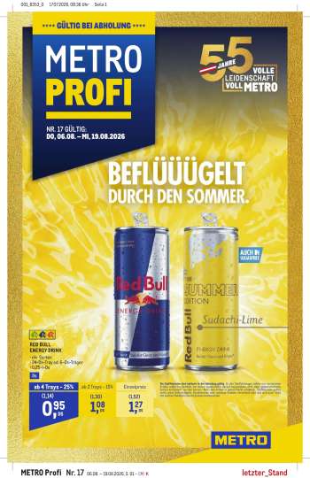 Angebote Metro - 6.8.2026 - 19.8.2026.