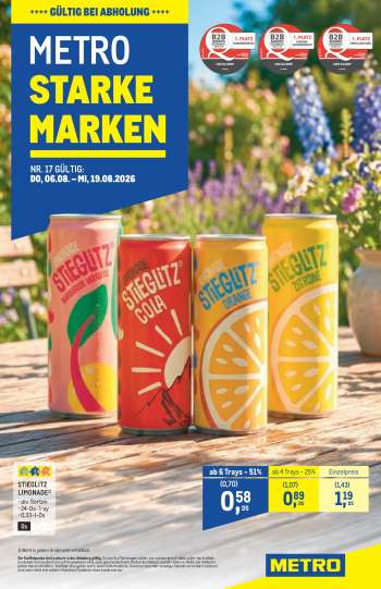 Angebote Metro - 6.8.2026 - 19.8.2026.