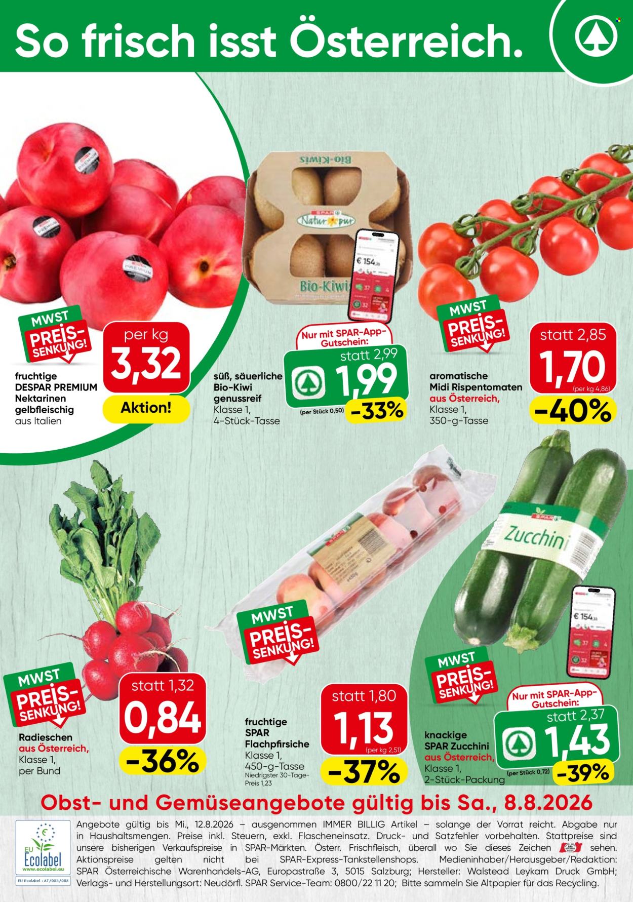 Angebote EUROSPAR - 6.8.2026 - 12.8.2026. Seite 16