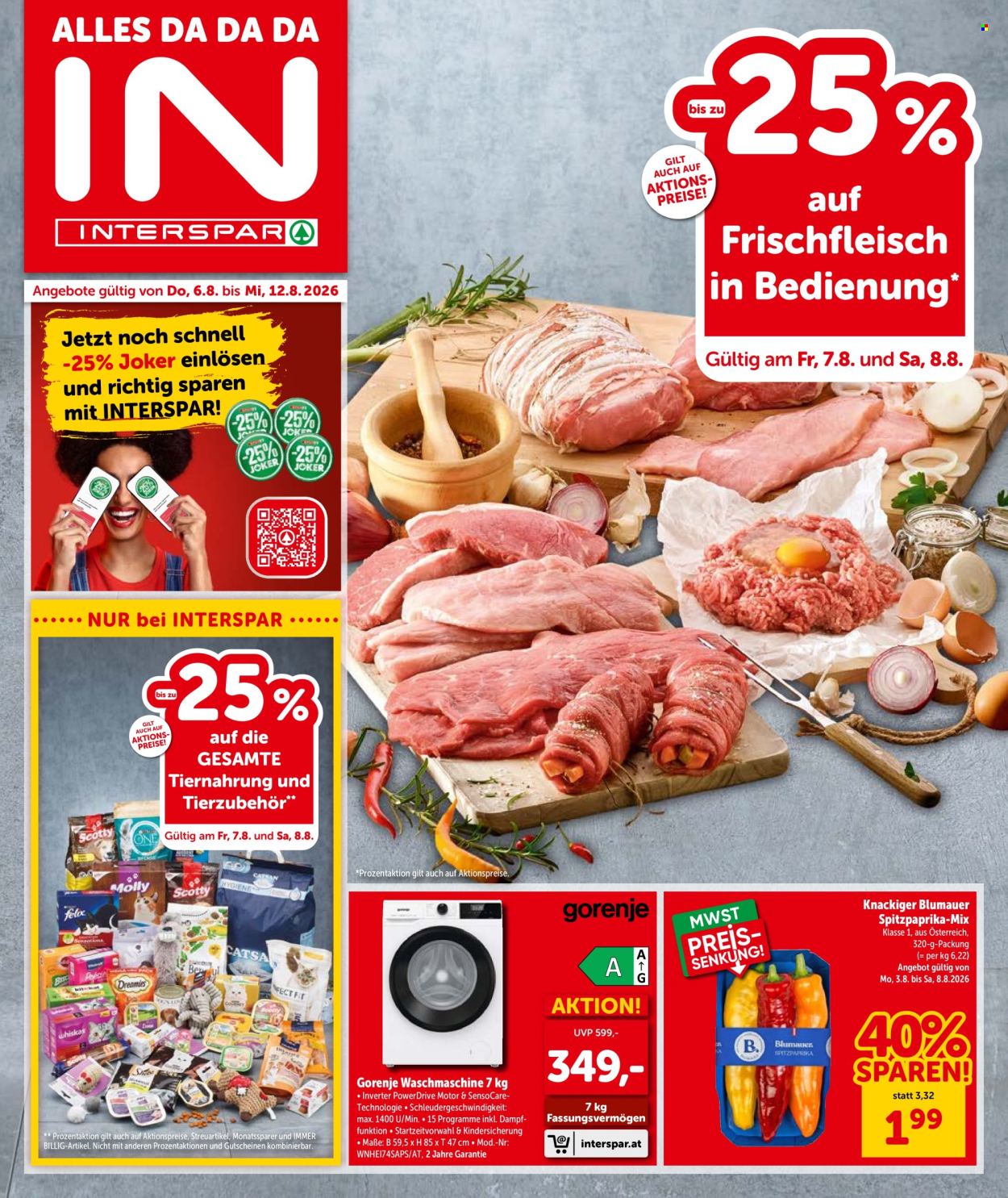 Angebote INTERSPAR - 6.8.2026 - 12.8.2026. Seite 1