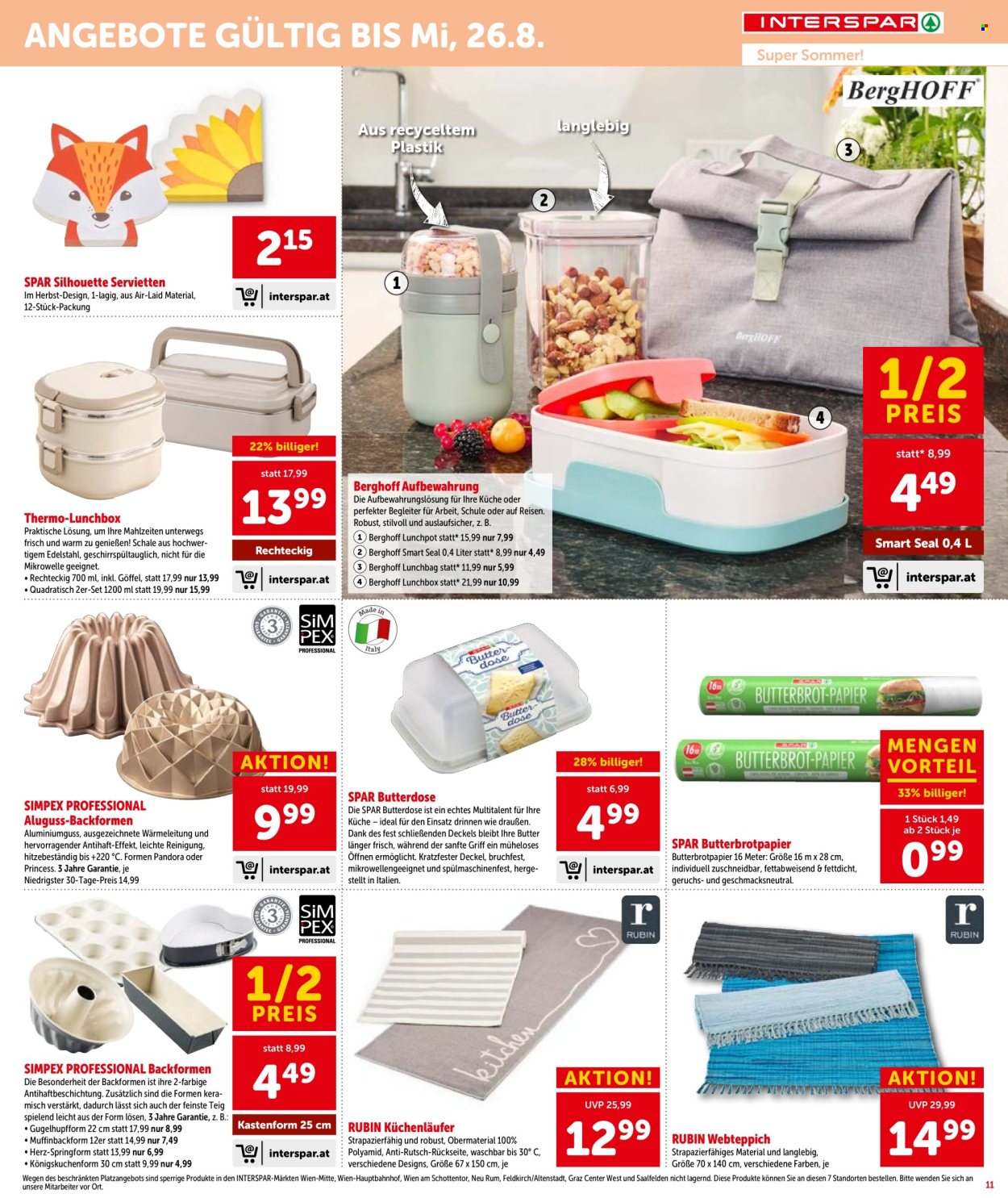 Angebote INTERSPAR - 6.8.2026 - 12.8.2026. Seite 11