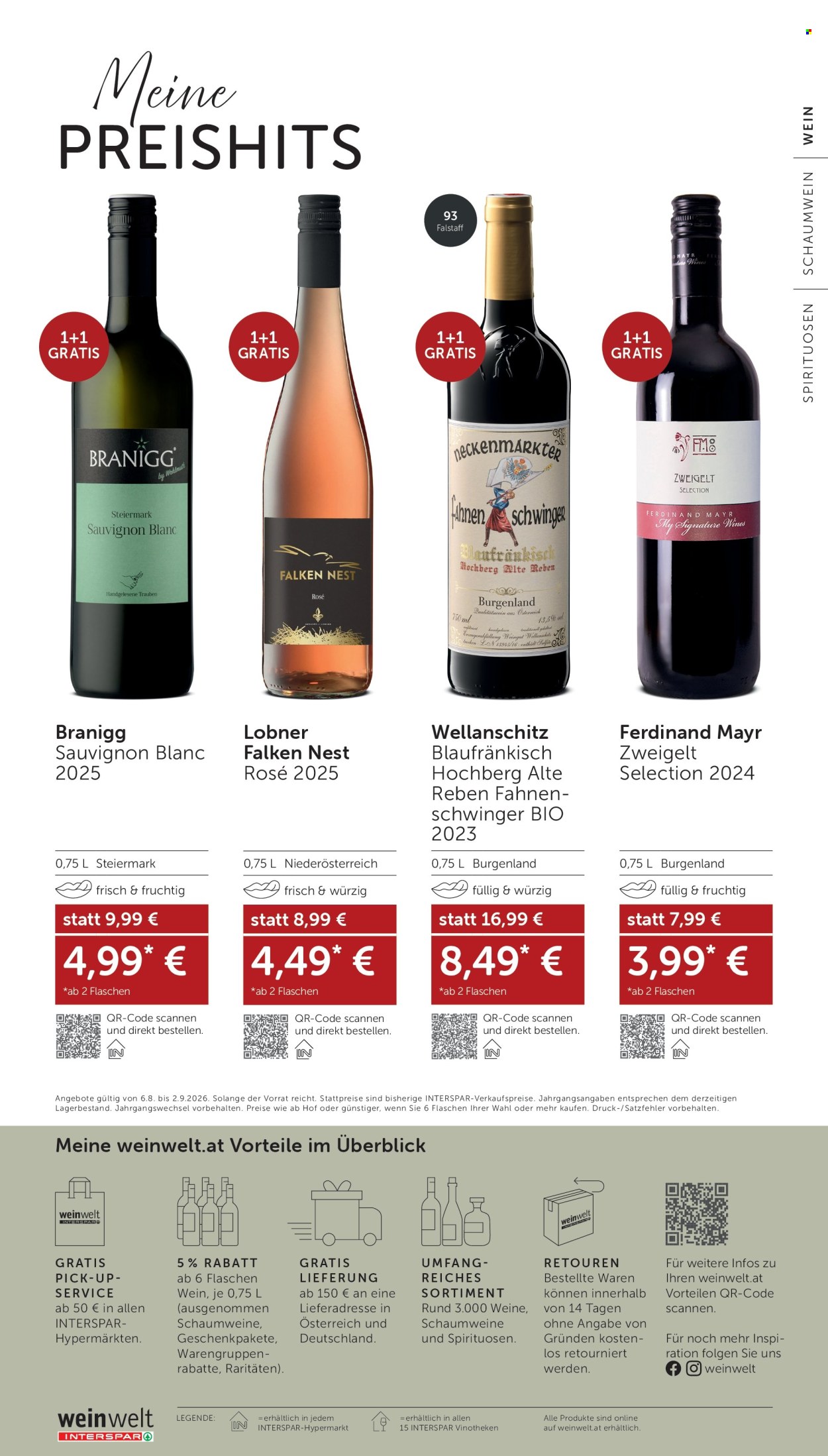 Angebote INTERSPAR - 6.8.2026 - 2.9.2026. Seite 24