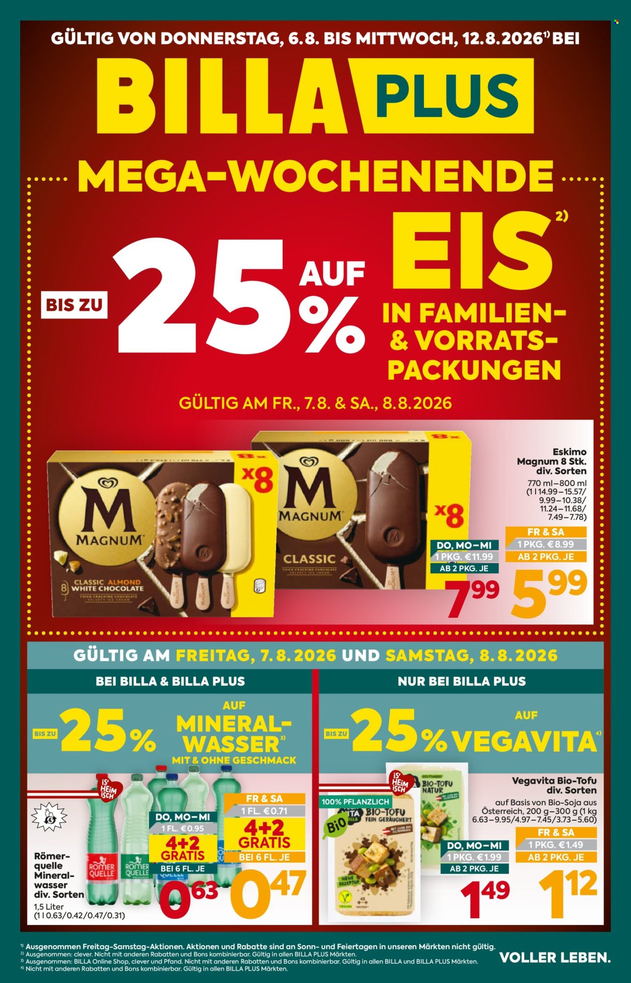 Angebote Billa Plus - 6.8.2026 - 12.8.2026. Seite 1