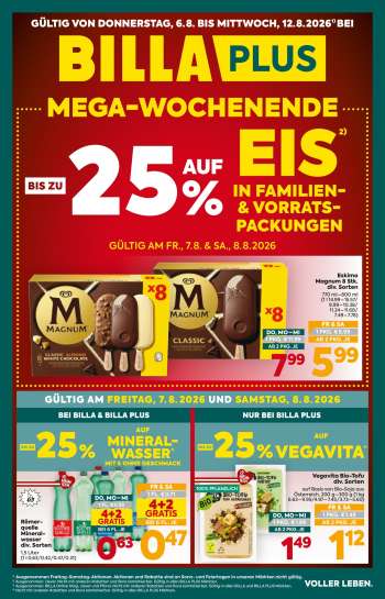Angebote Billa Plus - 6.8.2026 - 12.8.2026.