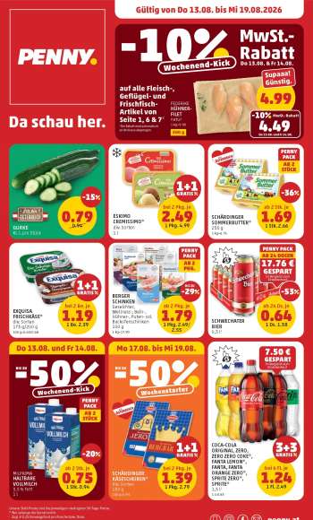 Angebote Penny - 13.8.2026 - 19.8.2026.