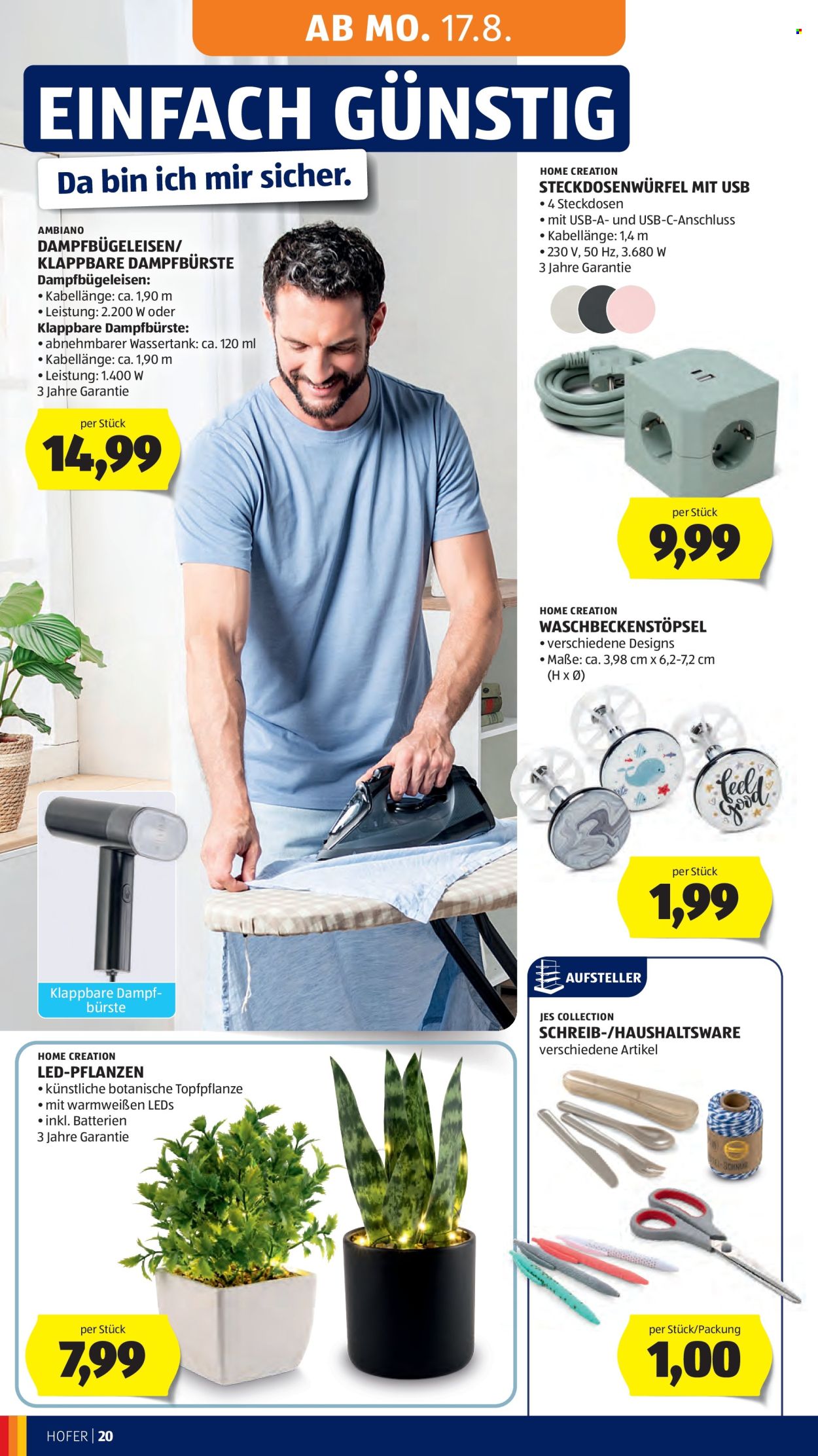 Angebote Hofer - 12.8.2026 - 20.8.2026. Seite 34