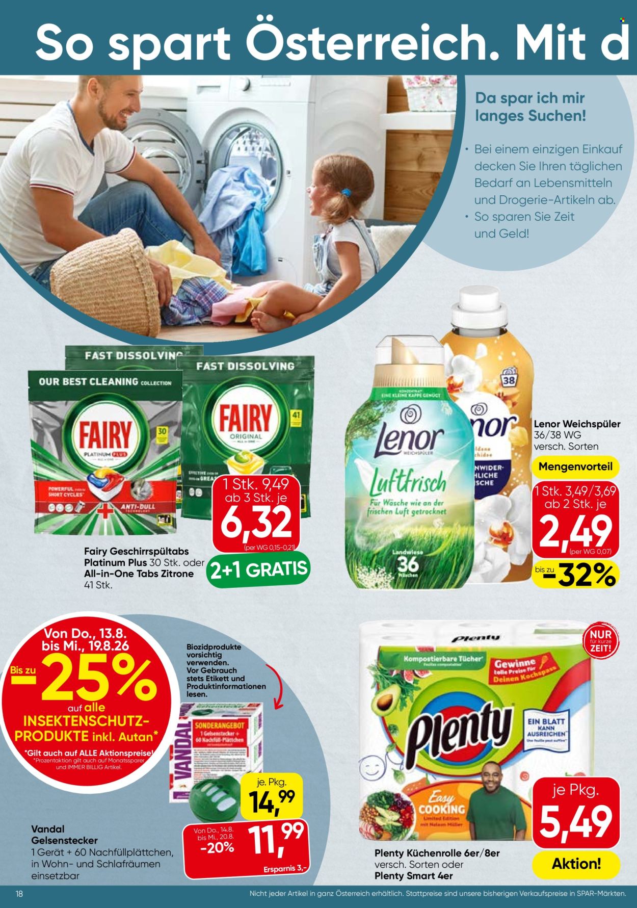 Angebote SPAR - 13.8.2026 - 26.8.2026. Seite 18