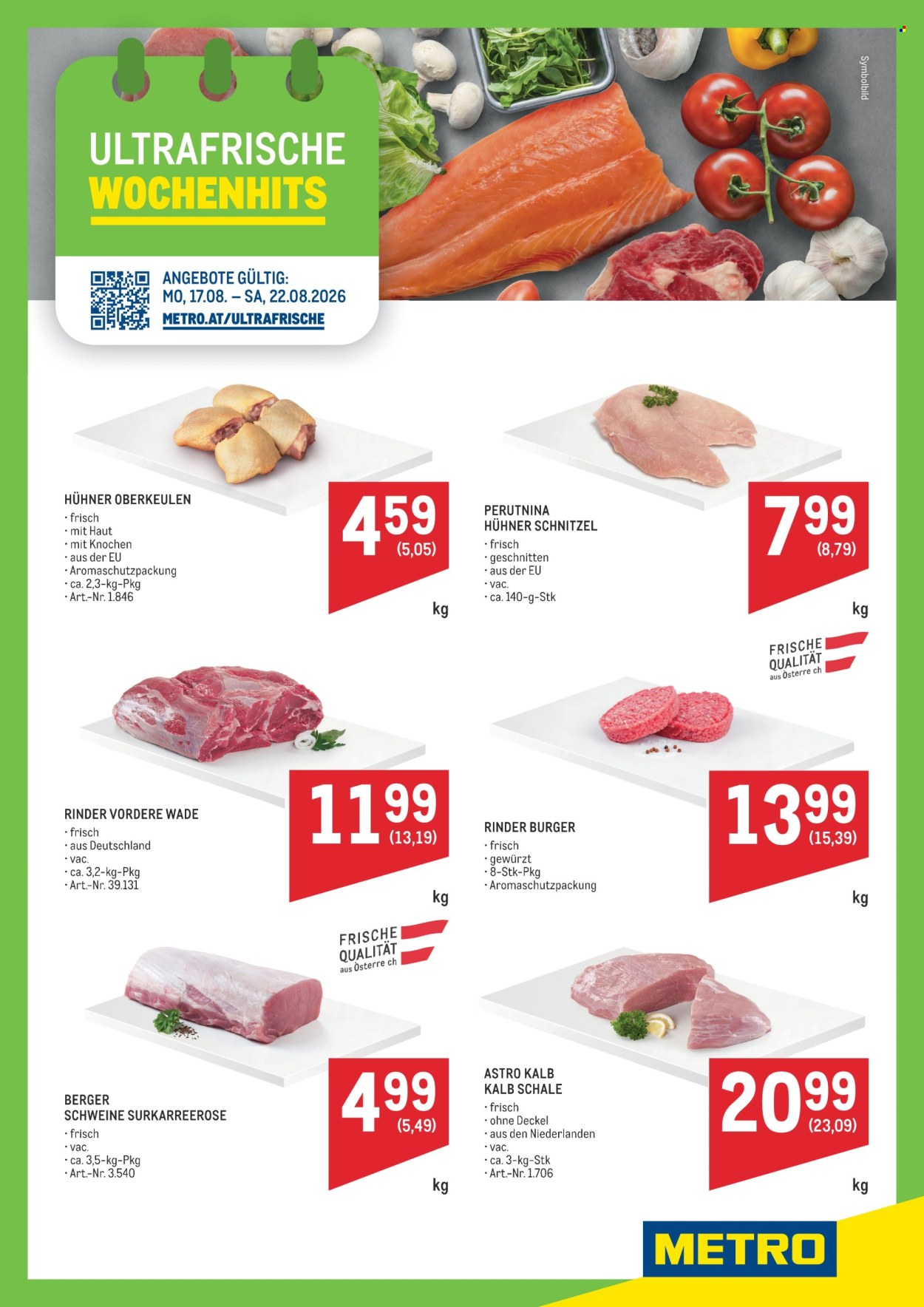 Angebote Metro - 17.8.2026 - 22.8.2026. Seite 1