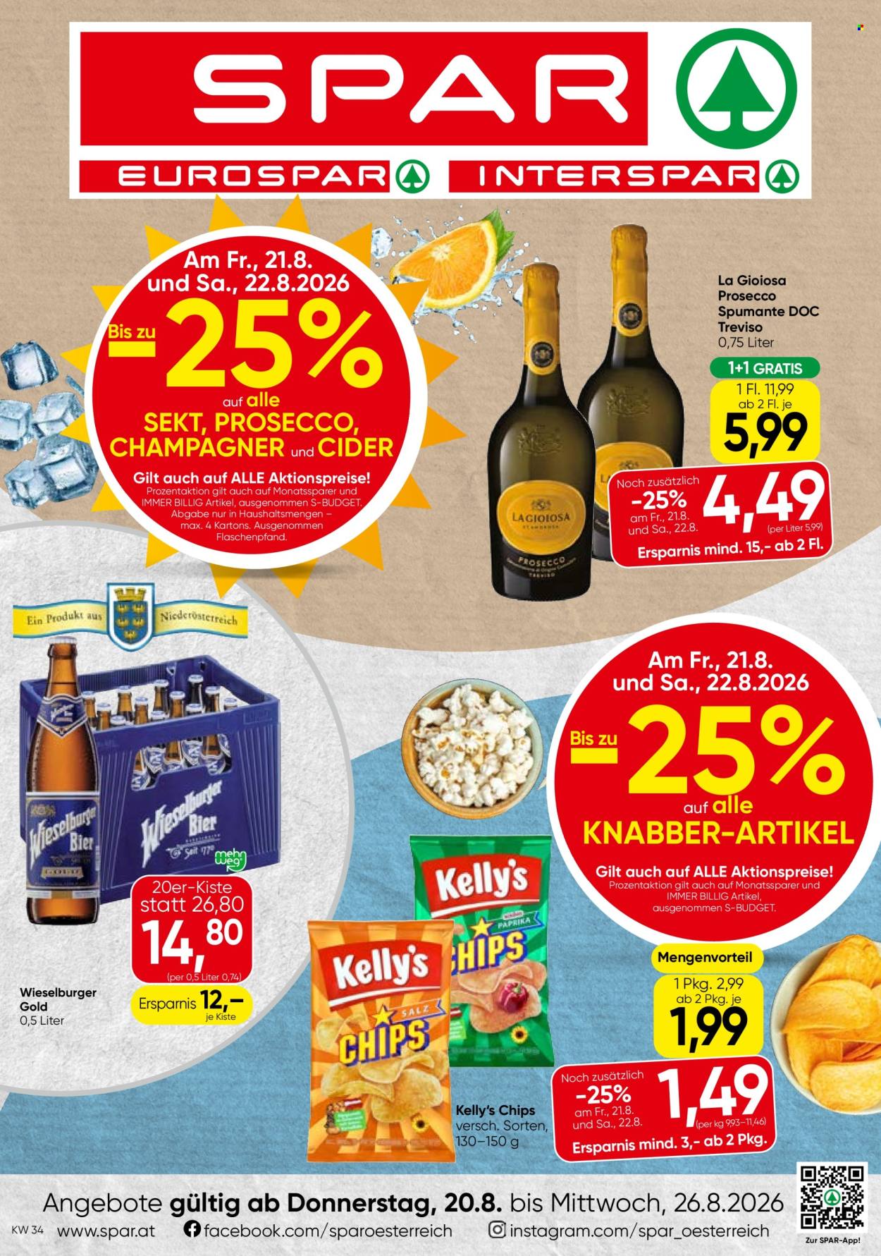 Angebote EUROSPAR - 20.8.2026 - 26.8.2026. Seite 1