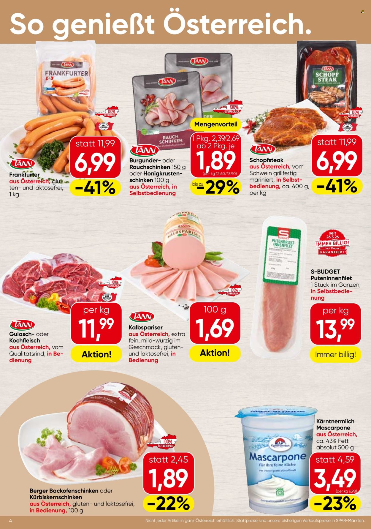 Angebote EUROSPAR - 20.8.2026 - 26.8.2026. Seite 4