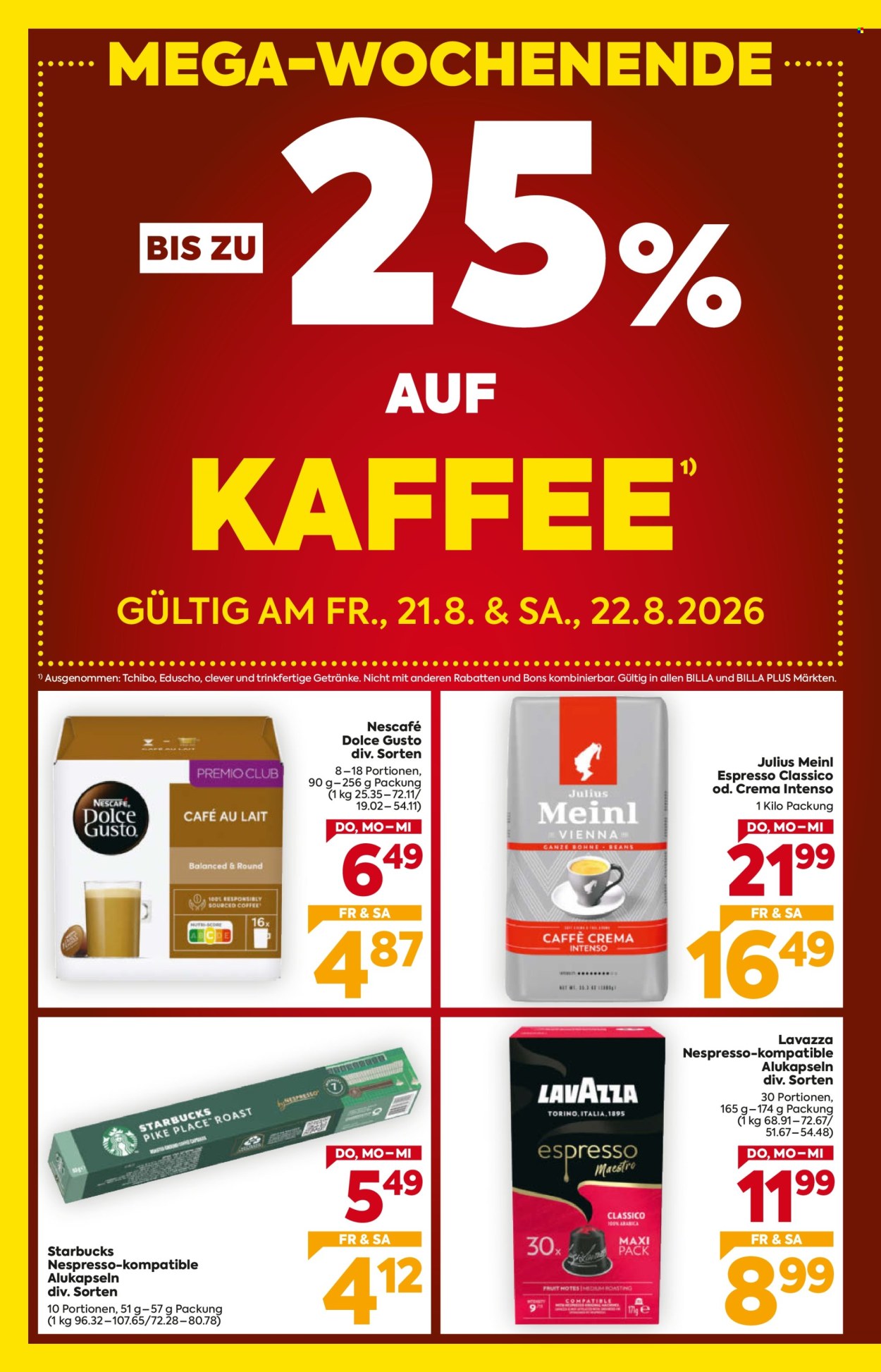 Angebote Billa - 20.8.2026 - 26.8.2026. Seite 2