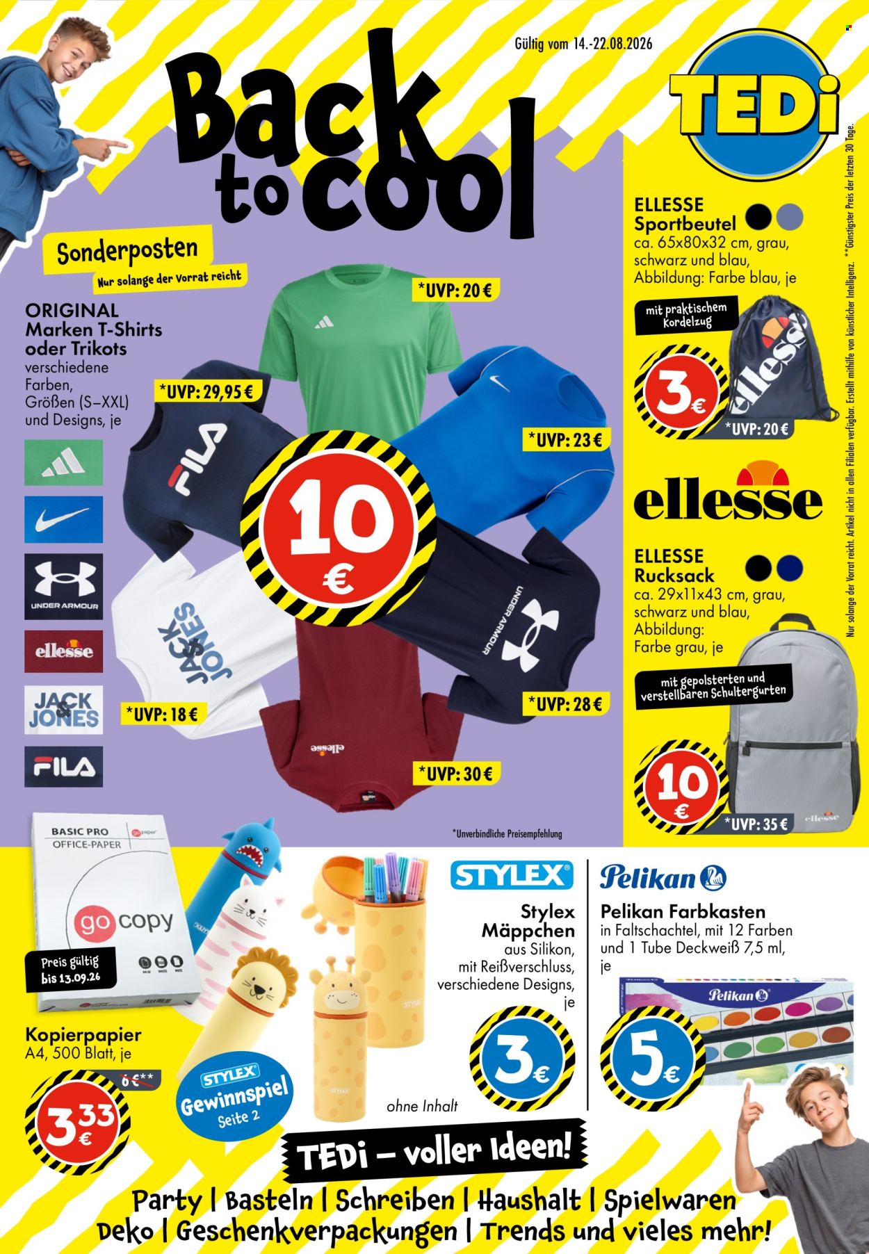 Angebote TEDi - 14.8.2026 - 22.8.2026. Seite 1