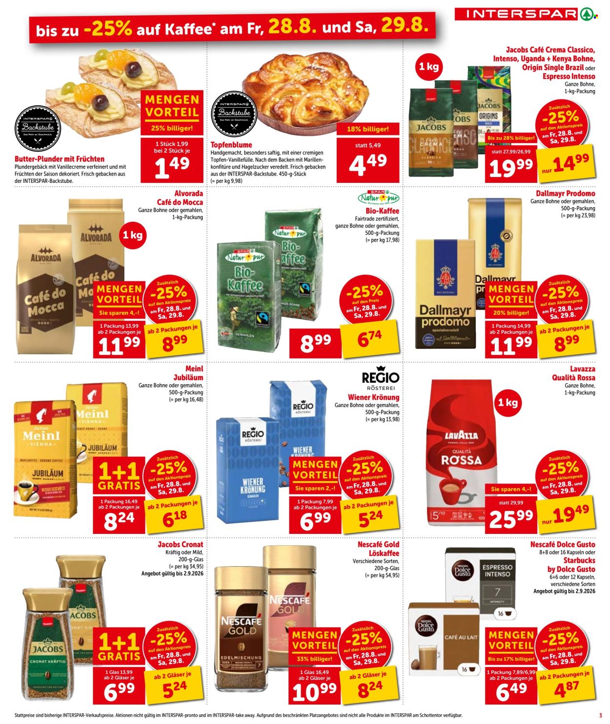 Angebote INTERSPAR - 27.8.2026 - 9.9.2026. Seite 3