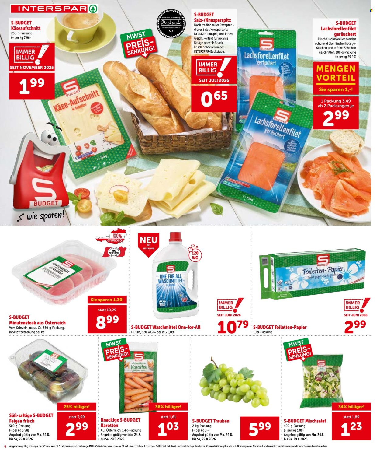 Angebote INTERSPAR - 27.8.2026 - 9.9.2026. Seite 6